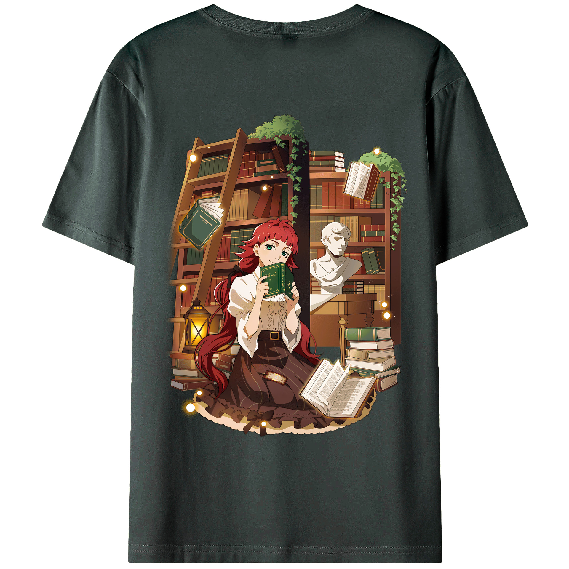 （画像用） 文豪ストレイドッグス Bungo Stray Dogs 綿100％ メンズ半袖Tシャツ（バックプリント） 通気性